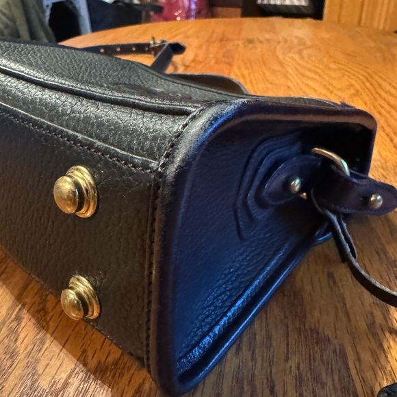 Dooney & Burke Black Pebble Leather Purse - Picture 2 of 10